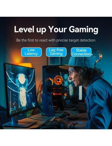 Cable de Red RJ45 UTP 26AWG Vention IKKBJ Cat.8/ Gaming/ 5m/ Negro 2