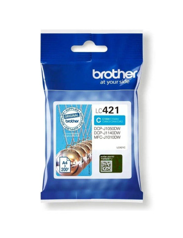 Cartucho de Tinta Original Brother LC421/ Cian 2