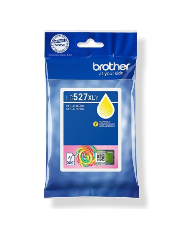 Cartucho de Tinta Original Brother LC527XLY Alta Capacidad/ Amarillo