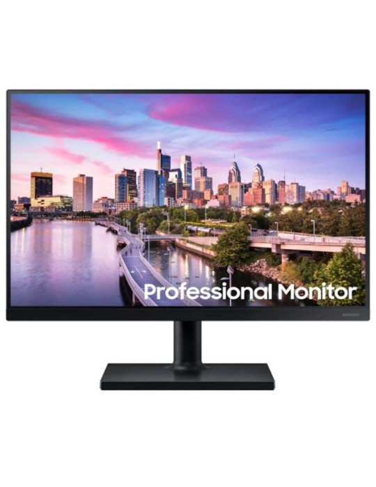 Monitor Profesional Samsung F24T450GYU 24"/ Full HD/ Multimedia/ Regulable en altura/ Negro