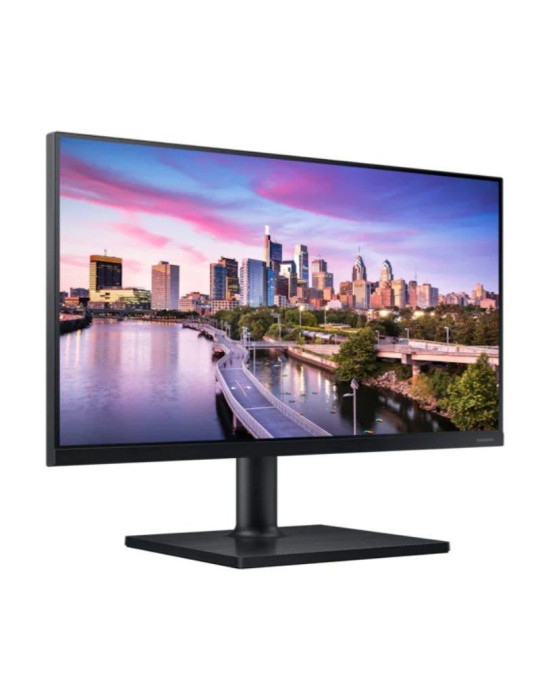 Monitor Profesional Samsung F24T450GYU 24"/ Full HD/ Multimedia/ Regulable en altura/ Negro