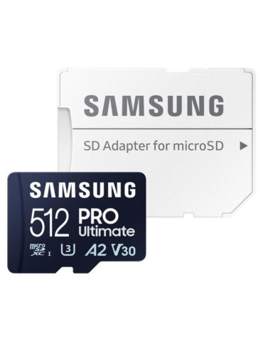 Tarjeta de Memoria Samsung Pro Ultimate 512GB microSD XC con Adaptador/ Clase 10/ 200MBs 2