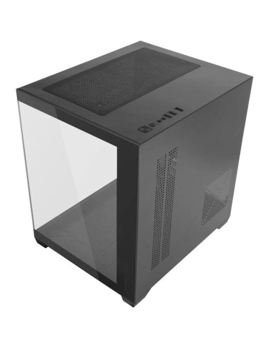 Caja Gaming Minitorre Mars Gaming MC-VIEW2/ Negra