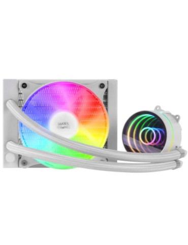 Sistema de Refrigeración Líquida Mars Gaming MLONE120/ Blanco 2