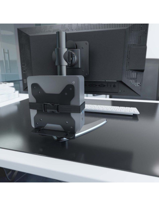 Soporte para miniPC VESA 100x100 Aisens MPC05-205/ Hasta 5Kg