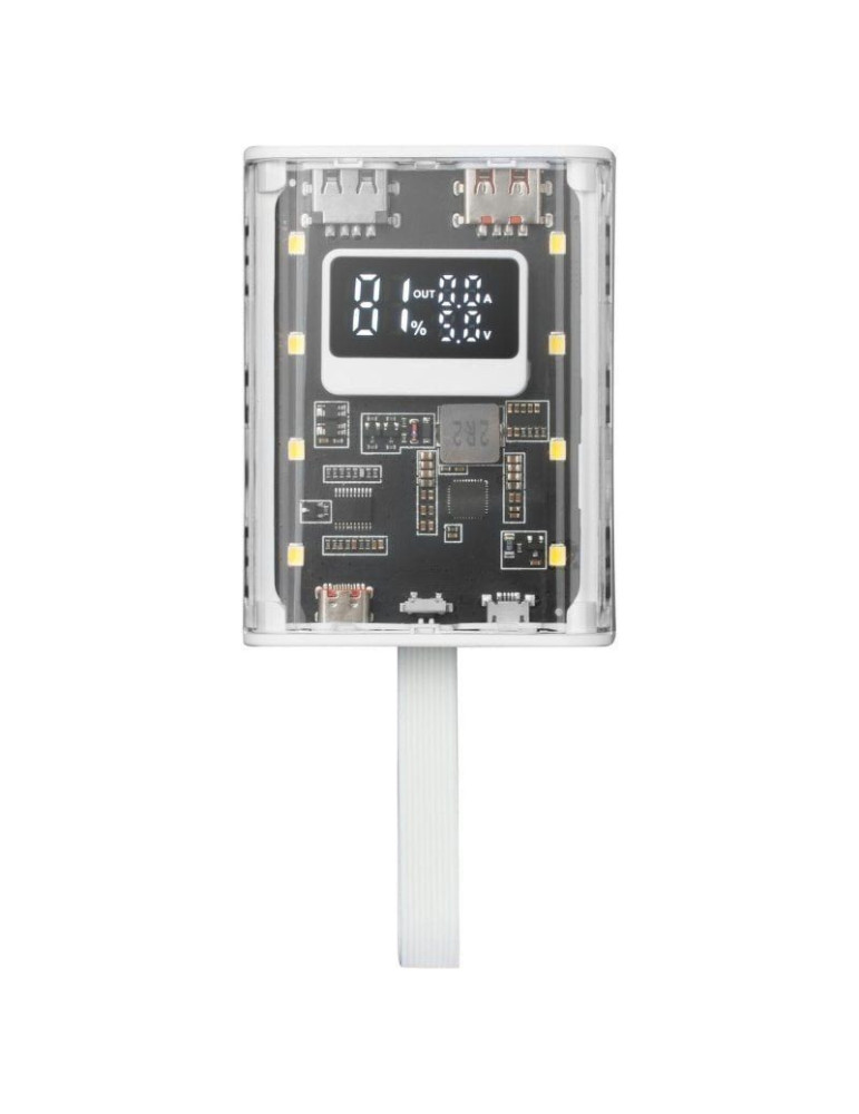 Powerbank 10000mAh Mars Gaming MPK-10K/ 22.5W/ Blanca