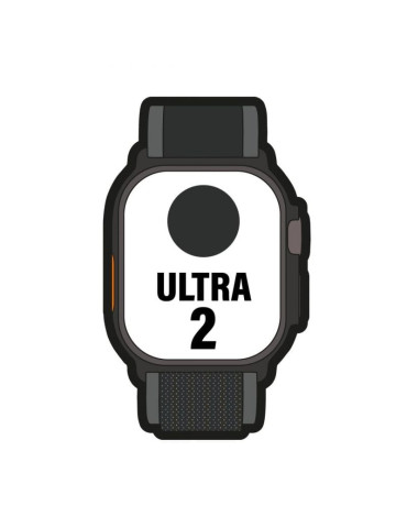 Apple Watch Ultra 2/ GPS/ Cellular/ 49mm/ Caja de Titanio Negro/ Correa Loop Trail Negro M/L