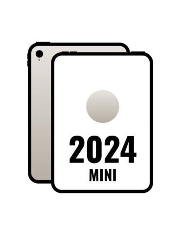 iPad Mini 8.3" 2024 7th WiFi/ A17 Pro/ 256GB/ Blanco Estrella- MXND3TY/A