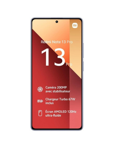 Smartphone Xiaomi Redmi Note 13 Pro NFC 8GB/ 256GB/ 6.67"/ Purpura 2