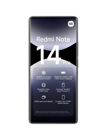 Smartphone Xiaomi Redmi Note 14 Pro 8GB/ 256GB/ 6.67"/ Negro Medianoche 2