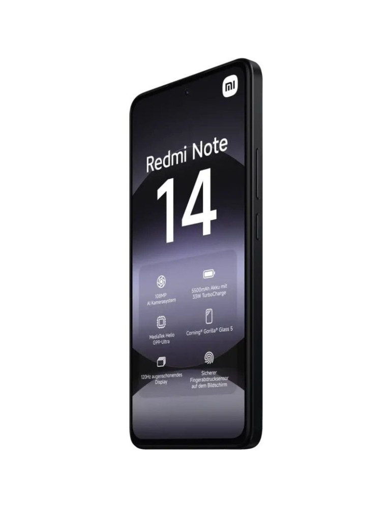 Smartphone Xiaomi Redmi Note 14 8GB/ 256GB/ 6.67"/ Negro