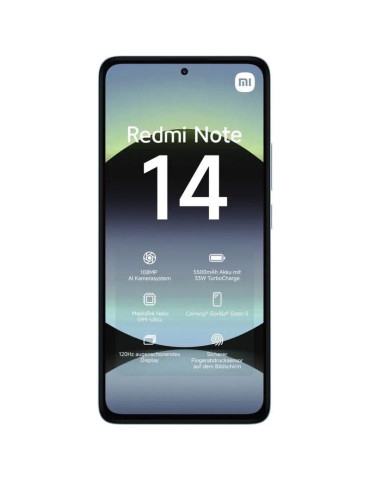 Smartphone Xiaomi Redmi Note 14 8GB/ 256GB/ 6.67"/ Azul 2
