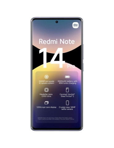 Smartphone Xiaomi Redmi Note 14 Pro 12GB/ 512GB/ 6.67"/ Purpura 2