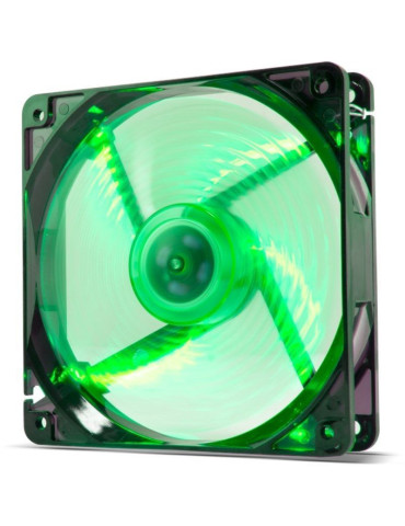 Ventilador Nox Coolfan 120 LED/ 12cm/ Verde 2