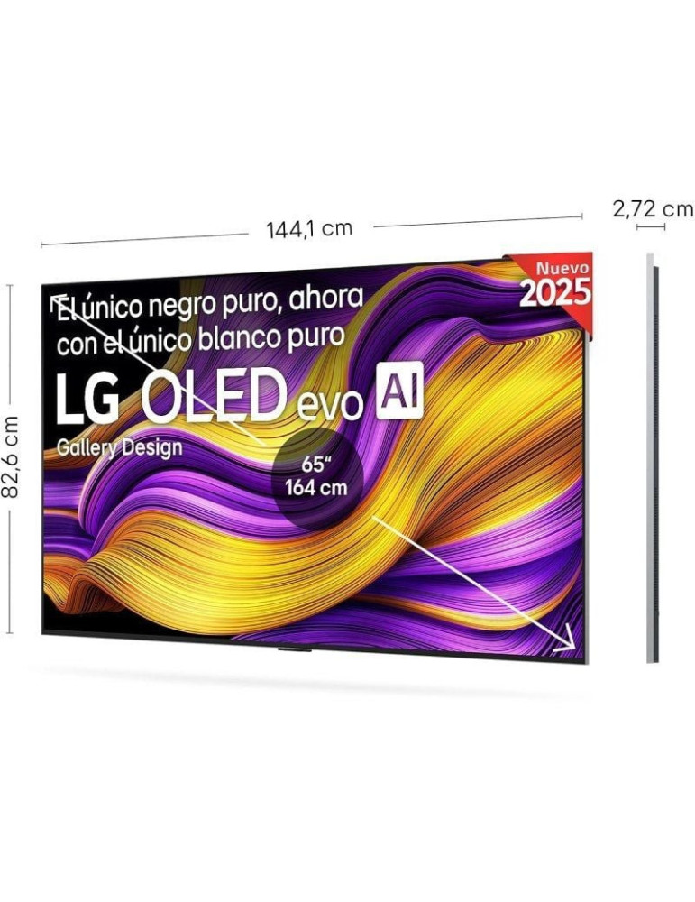 Televisor LG OLED Evo OLED65G54LW 65"/ Ultra HD 4K/ Smart TV/ WiFi