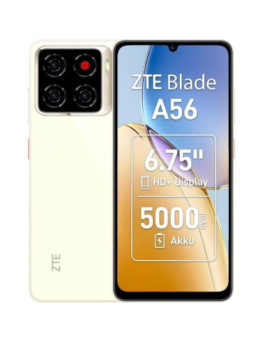 Smartphone ZTE Blade A56 4GB/ 64GB/ 6.75"/ Oro