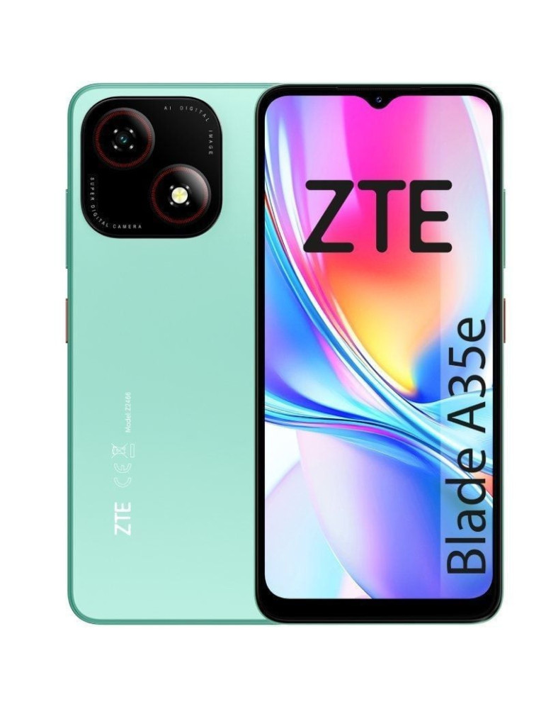 Smartphone ZTE Blade A35E 2GB/ 32GB/ 6.52"/ Verde