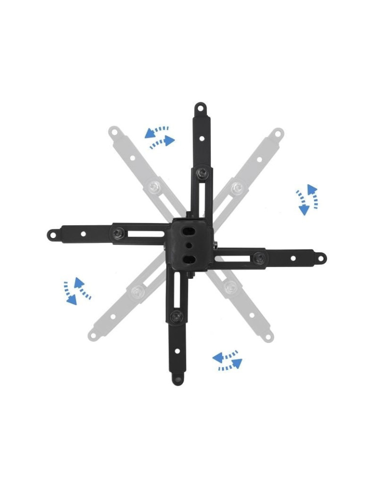Soporte de Techo para Proyector TooQ PJ2012T-B/ Inclinable/ hasta 20kg