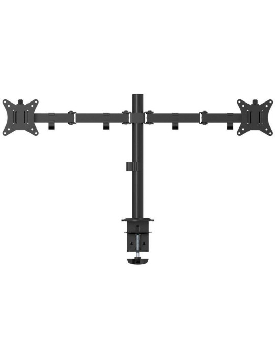 Soporte de Mesa para 2 Monitores Fonestar SMM-112BA/ Giratorio/ Inclinable/ hasta 9kg