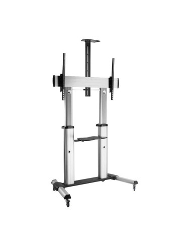Soporte de Suelo Inclinable con Ruedas Fonestar STS-40106P para TV de 60-100"/ hasta 100kg