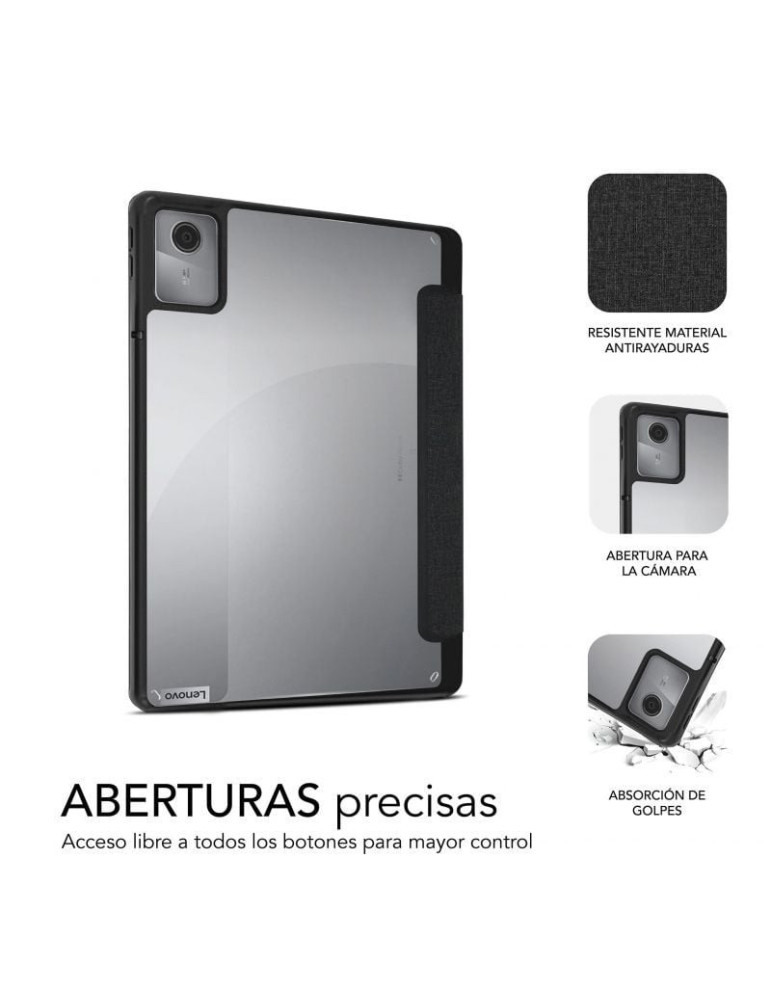 Funda Subblim Clear Shock Case CST-5SC130 para Tablet Lenovo M11 de 11"/ Negra