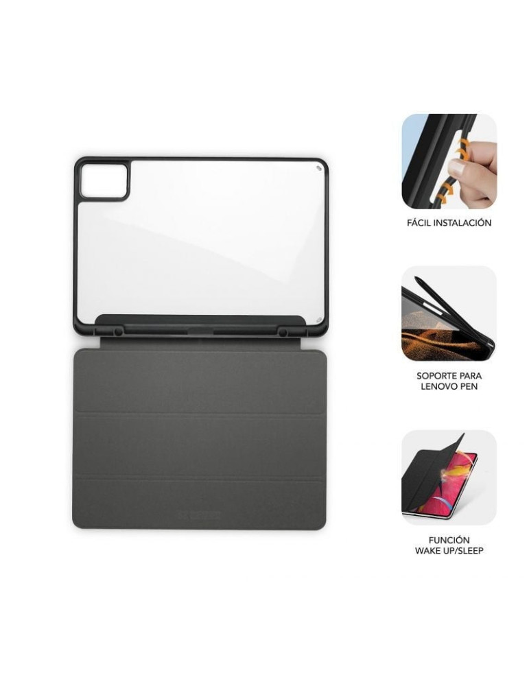 Funda Subblim Clear Shock Case CST-5SC130 para Tablet Lenovo M11 de 11"/ Negra