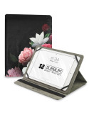 Funda Subblim Trendy Case Rosas para Tablet de 11"/ Negra