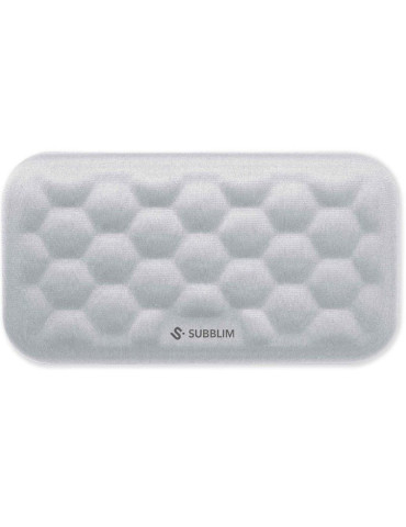 Reposamuñecas Subblim Ergo AirPadding/ Plateado