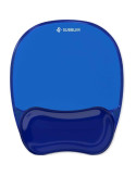 Alfombrilla Ergonómica Subblim Ergo Cristal Flex MousePad/ Azul Oscuro