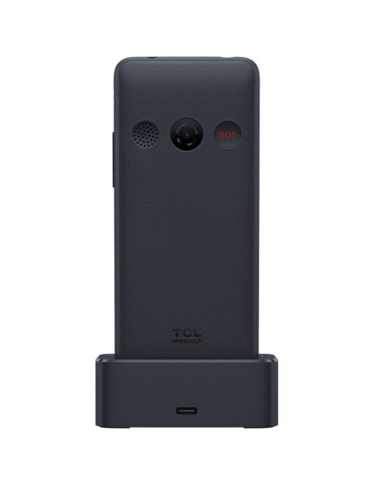 Teléfono Móvil TCL One Touch 4042S para Personas Mayores/ 4G/ Gris Oscuro