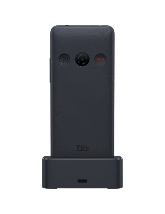 Teléfono Móvil TCL One Touch 4042S para Personas Mayores/ 4G/ Gris Oscuro