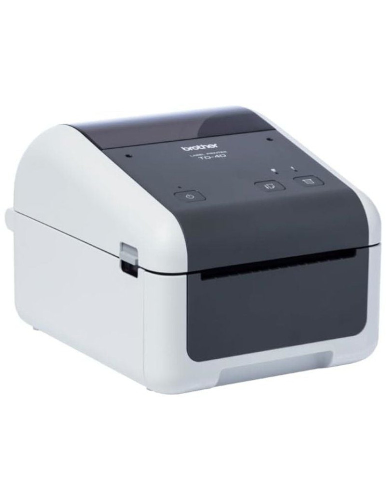 Impresora de Etiquetas y Tickets Brother TD-4410D/ Térmica/ Ancho etiqueta 108mm/ USB-RS232/ Blanca y Negra