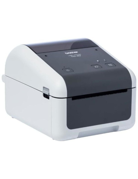 Impresora de Etiquetas y Tickets Brother TD-4410D/ Térmica/ Ancho etiqueta 108mm/ USB-RS232/ Blanca y Negra