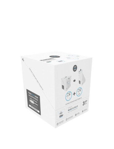 Expositor de Auriculares Tech One Tech earTECH TEC1203/ con Micrófono/ Lightning/ Incluye 10 Auriculares Blancos 2