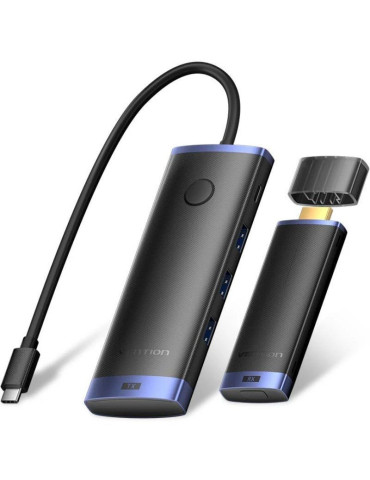 Adaptador/Transmisor de vídeo inalámbrico USB Tipo-C 3.2 - HDMI Vention TPVBB/ 60W