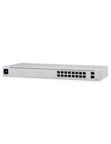 Switch Gestionable Ubiquiti USW-16-POE 16 Puertos/ RJ-45 Gigabit 10/100/1000/ SFP/ PoE+