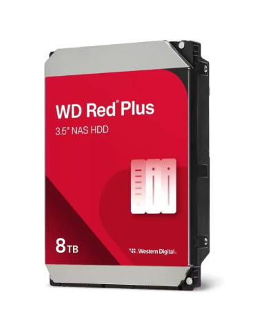 Disco Duro Western Digital WD Red Plus NAS 8TB/ 3.5"/ SATA III/ 256MB
