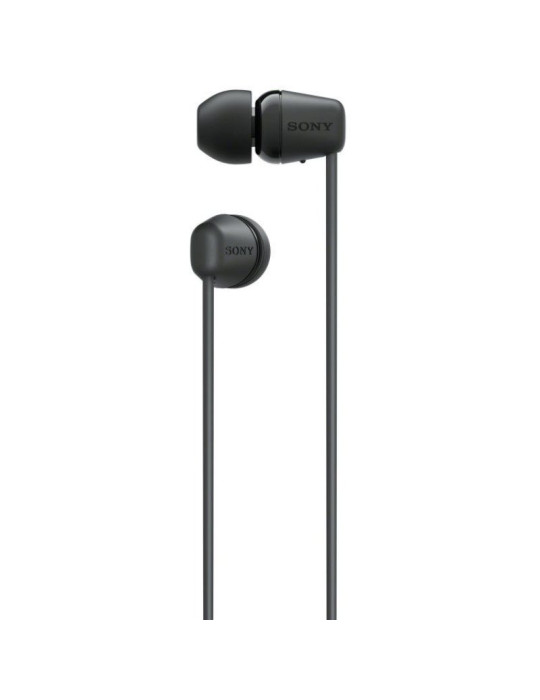 Auriculares Inalámbricos Intrauditivos Sony WI-C100/ con Micrófono/ Bluetooth/ Negros