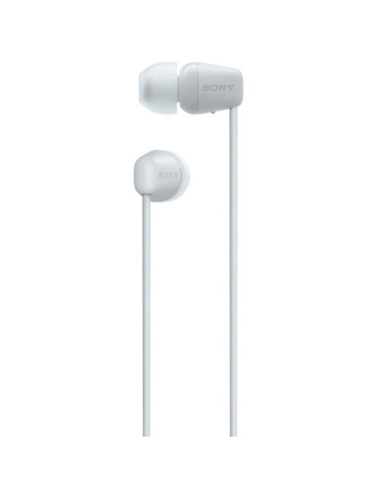 Auriculares Inalámbricos Intrauditivos Sony WI-C100/ con Micrófono/ Bluetooth/ Blancos