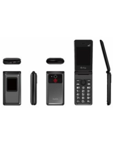 Teléfono Móvil Qubo X-28 4G para Personas Mayores/ Negro 2