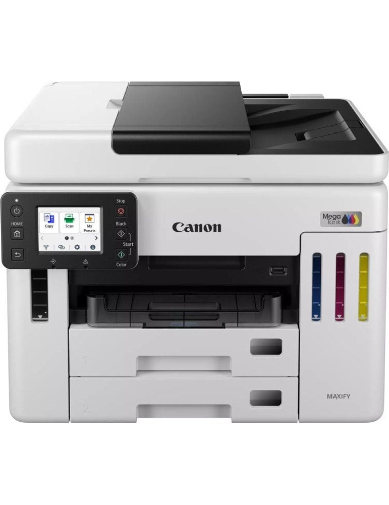 Multifunción Recargable Canon MAXIFY GX7150 MegaTank WiFi/ Dúplex/ Fax/ Blanca
