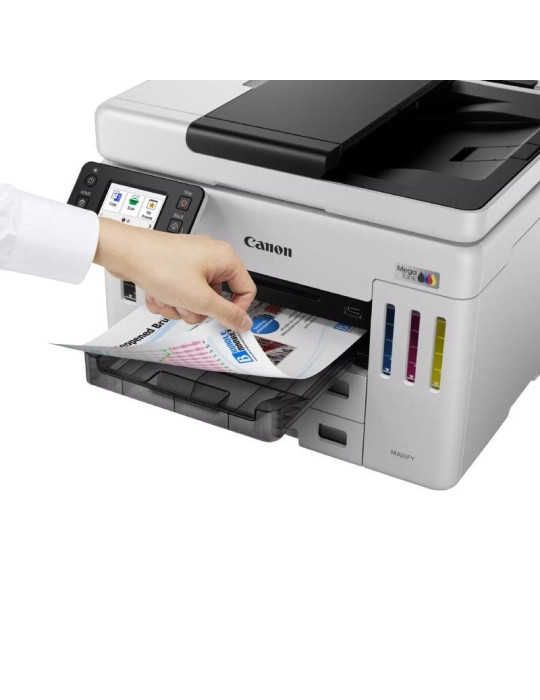 Multifunción Recargable Canon MAXIFY GX7150 MegaTank WiFi/ Dúplex/ Fax/ Blanca