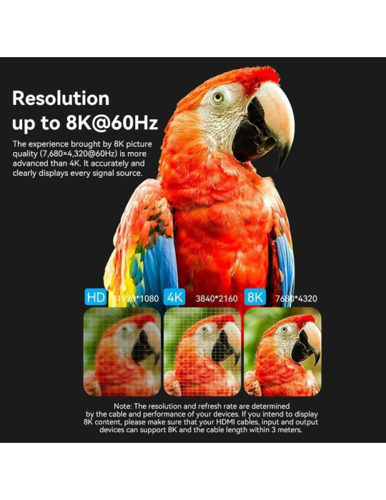 Adaptador HDMI 8K Vention AIUH0/ HDMI Hembra - HDMI Hembra