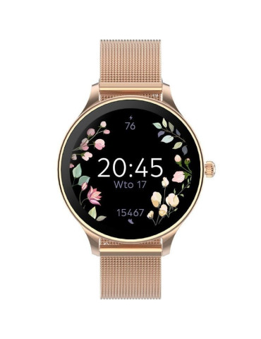 Smartwatch Forever Velora SB-306/ Notificaciones/ Frecuencia Cardíaca/ Oro Rosa 2