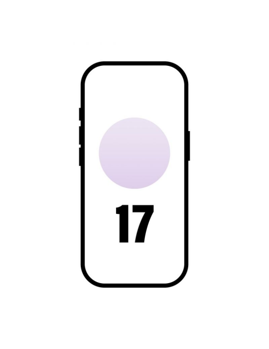 Smartphone Apple iPhone 17 512GB/ 6.3"/ 5G/ Lavanda