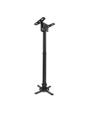 Soporte de Techo para Proyector TooQ PJ3030TN-B/ Inclinable/ Giratorio/ Nivelable/ hasta 20kg