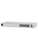 Switch Gestionable Ubiquiti USW-16-POE 16 Puertos/ RJ-45 Gigabit 10/100/1000/ SFP/ PoE+