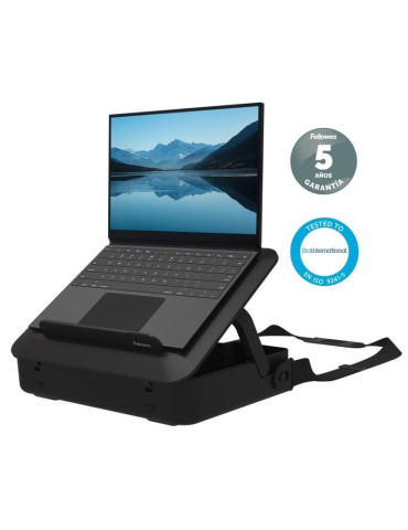 Maletín con Elevador Fellowes Breyta para Portátiles hasta 14"/ Negro