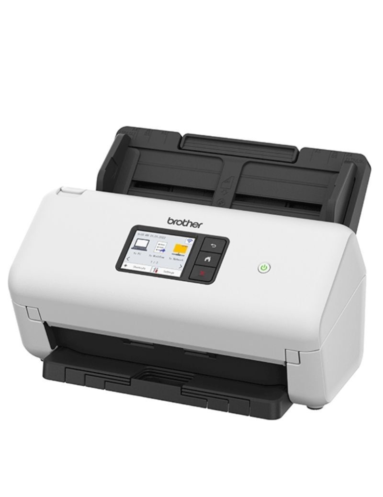 Escáner Documental Brother ADS-4550W con Alimentador de Documentos ADF/ Doble cara