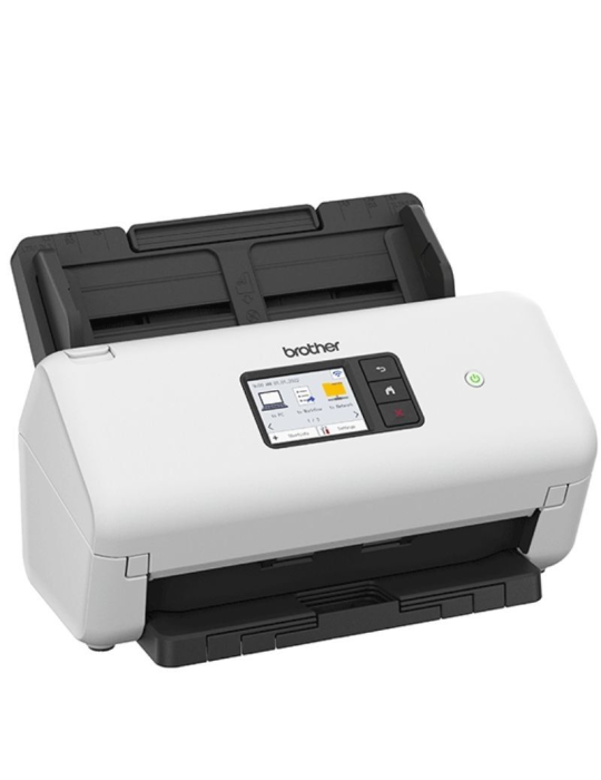 Escáner Documental Brother ADS-4550W con Alimentador de Documentos ADF/ Doble cara